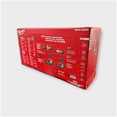Milwaukee 3693-24CX M18 4-Tool Combo Kit with Batteries & Charger